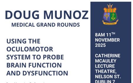 Prof Doug Munoz Grand Rounds at the Catherine McAuley Centre on 11th November